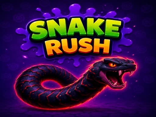 SnakeRush — Grow Your Snake and Beat the Leaderboard - play online free