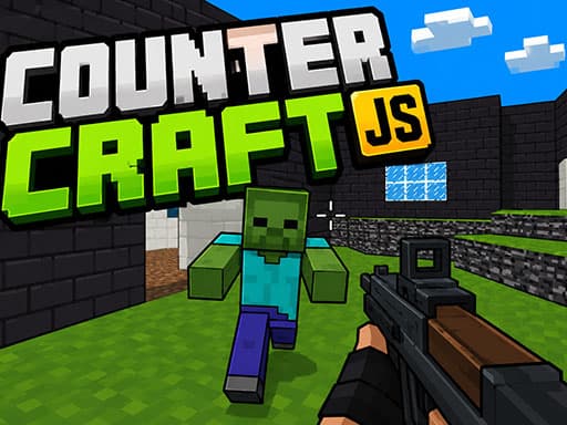 Counter Craft JS: マインクラフト風ブロックの無料ブラウザFPS - play online free