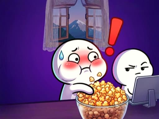 Popcorn Thief Review: Sneaking Snacks Under Your Coworker's Nose - play online free