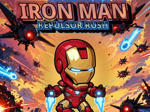 Iron Man Repulsor Rush — Free Arcade Flyer Game Online - play online free