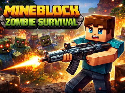 Mineblock Zombie Survival：無料で遊べるブラウザFPSゲーム - play online free