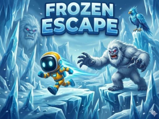 フローズンエスケープを無料プレイ — 全100の氷の洞窟レベルをクリアせよ - play online free
