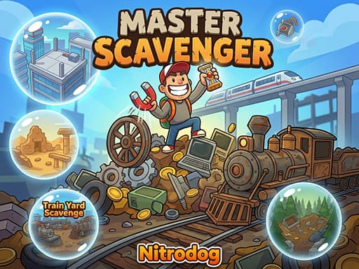 MasterScavenger — Magnet Scrap Hunt in Browser, Free to Play - play online free