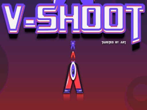 V Shoot：ベクターアートのビジュアルが魅力的な無料スペースシューティング - play online free