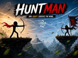 HUNTMAN: El juego de tiro con arco stickman que me hizo clirakear de rabia