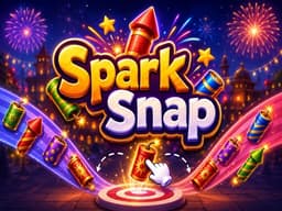 SparkSnap – Free Clicker Game with Firecracker Dragging Mechanics