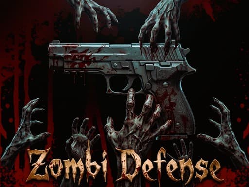 Zombi Defense – Free Browser Survival Shooter With Upgrade Shop - play online free