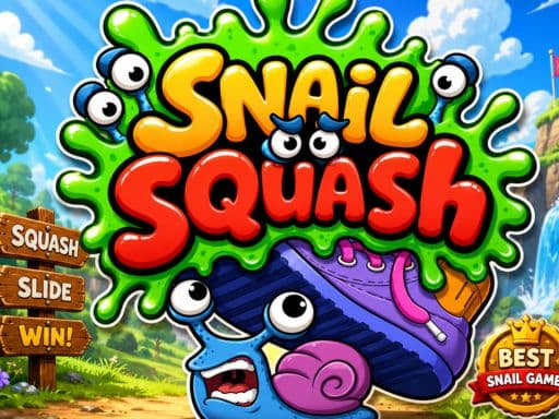 Snail Squash – Free Survival Game Where You Protect a Tiny Snail - play online free