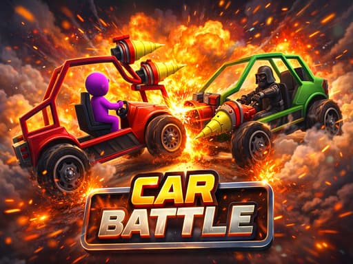 カーバトルレビュー：奇抜な車を組み立てて大爆発させるだけのゲーム - play online free