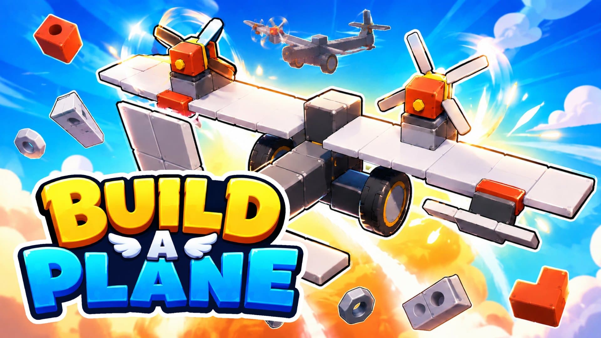 Build A Plane Free Online — Physics Sandbox for Weird Vehicles - play online free