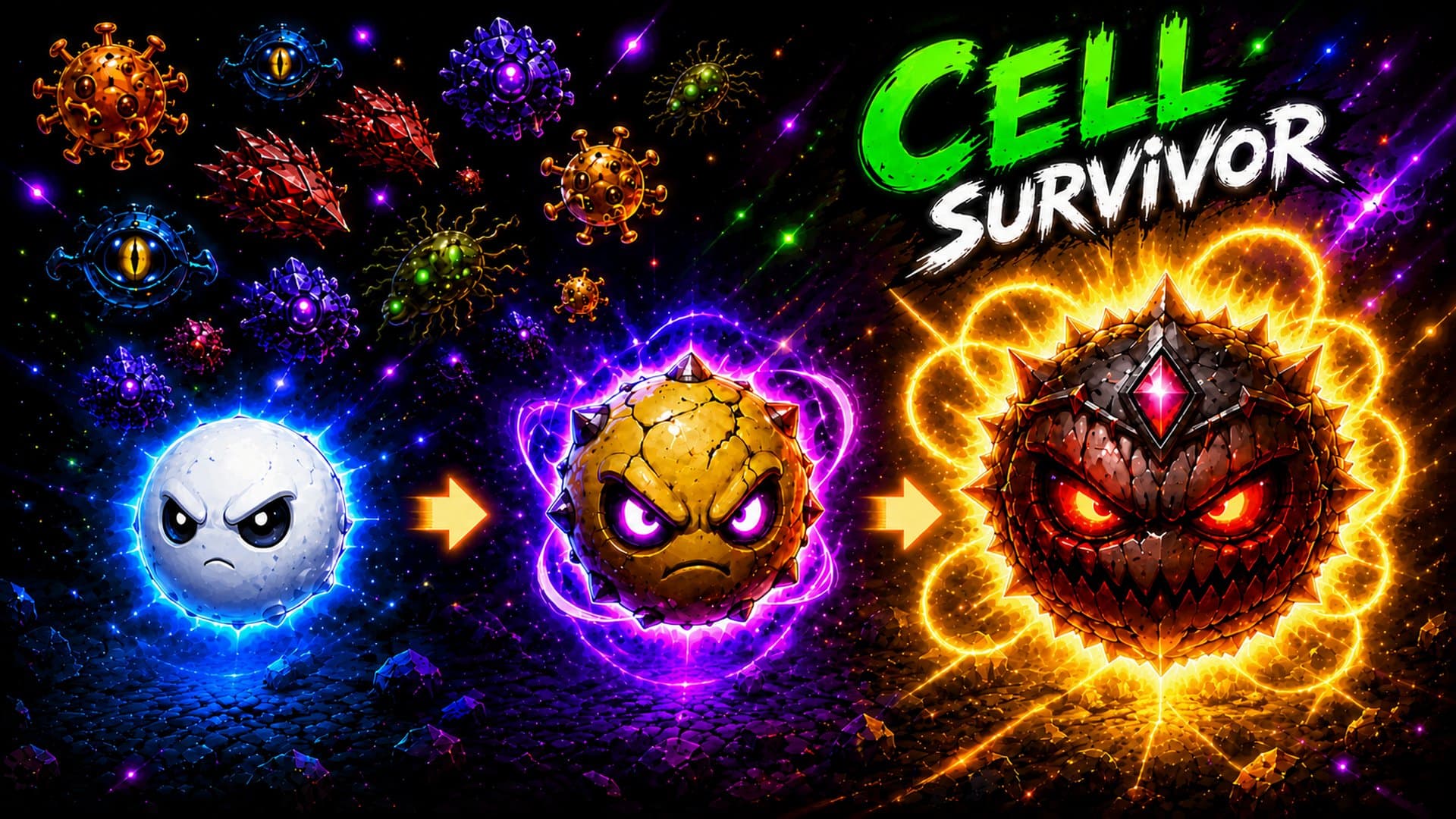 Cell Survivor: A Roguelite That Eats Your Evening - play online free