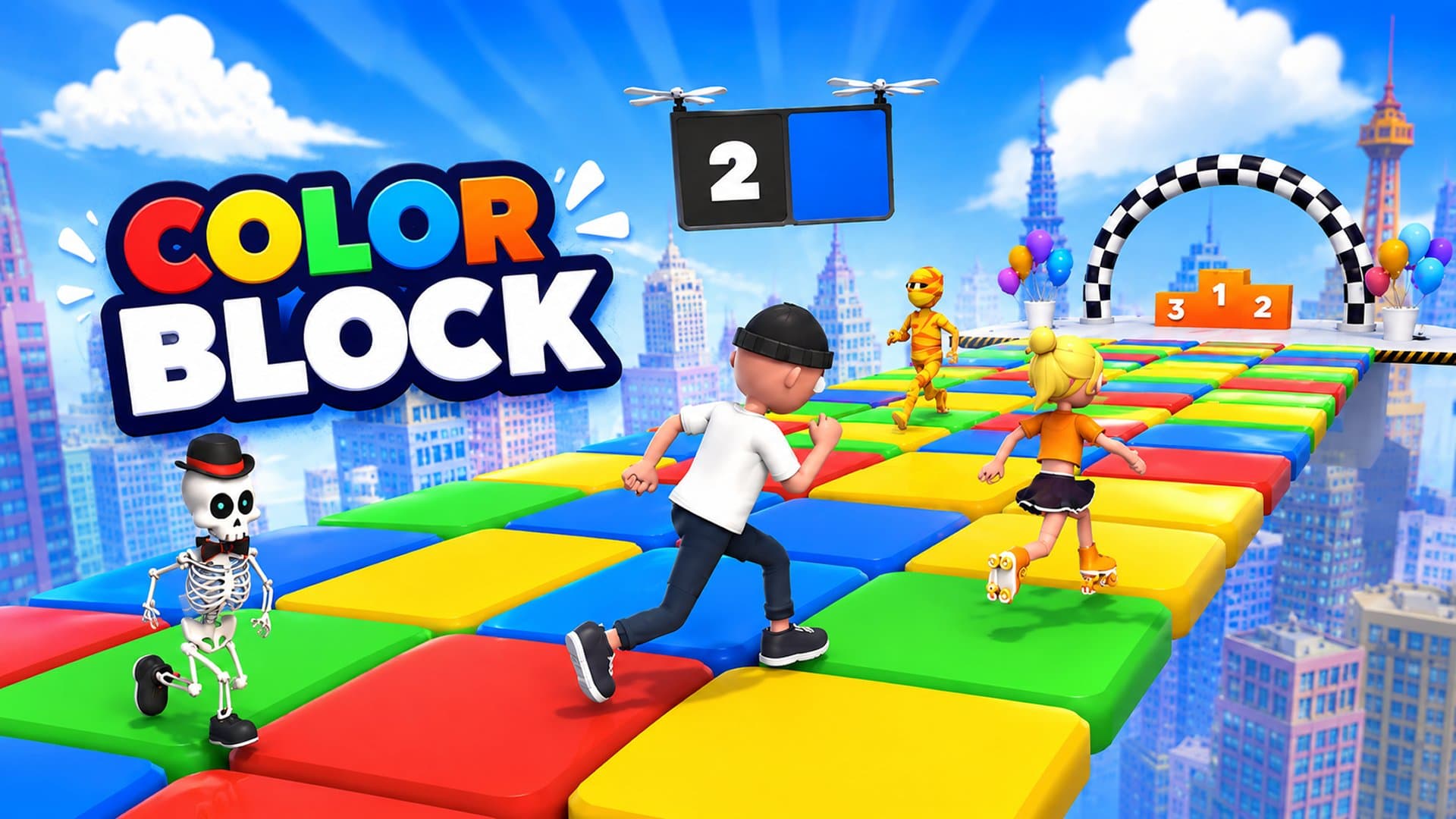 Color Block Review – A Colorful Arena Survival Mess I Love - play online free