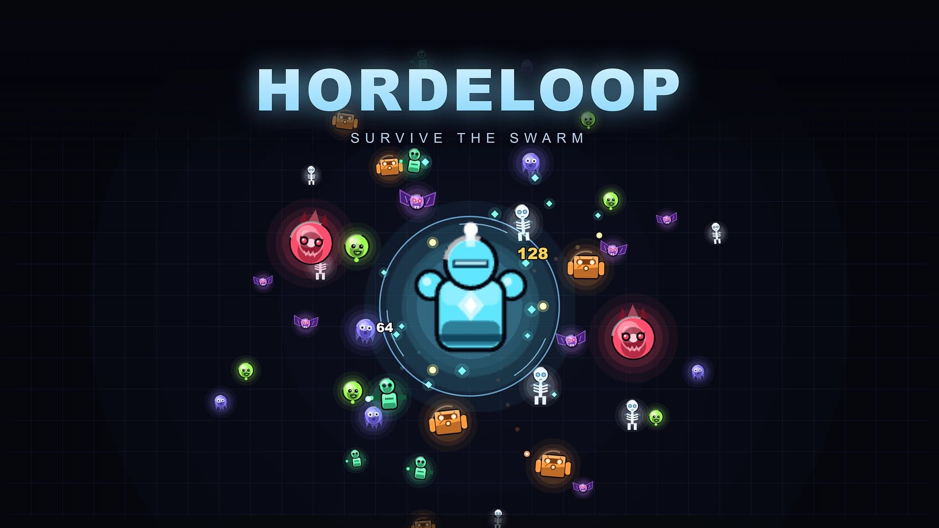 HordeLoop Review: Move, Auto-Attack, Survive the Neon Swarm - play online free