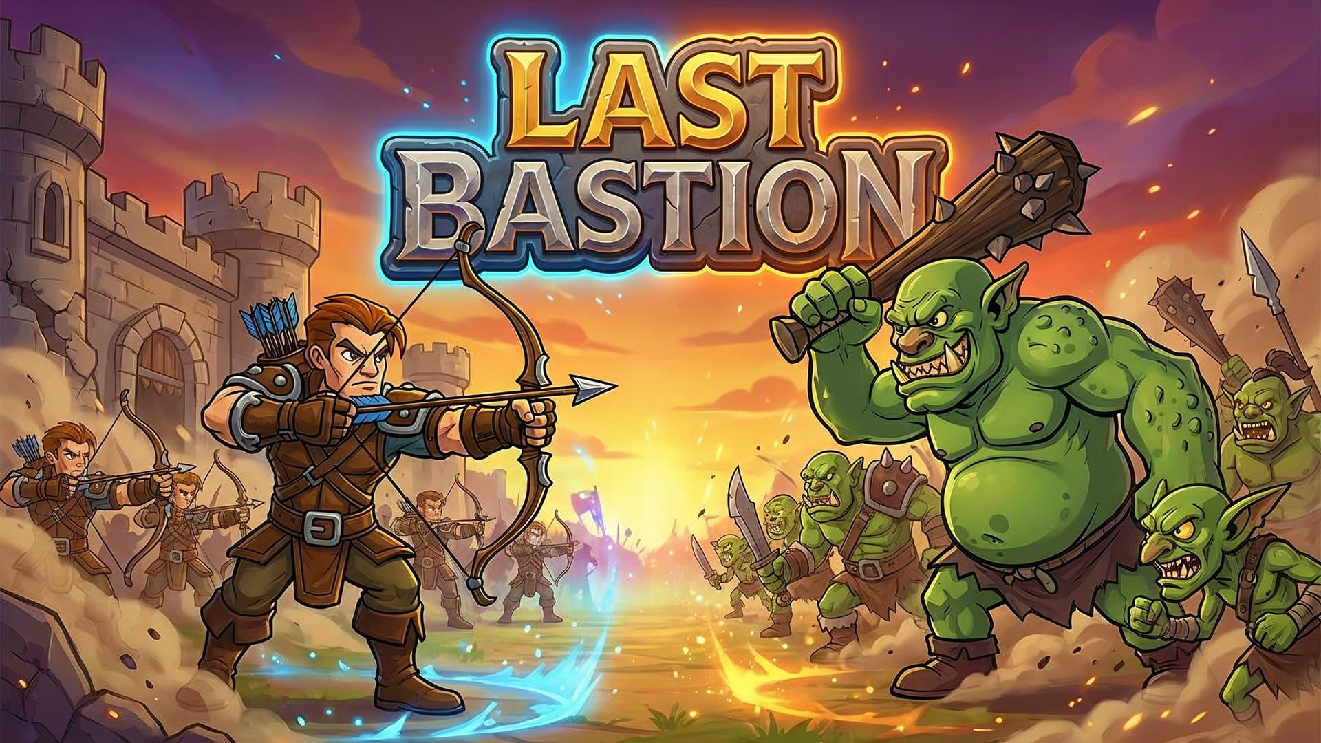 Last Bastion: Free Browser Strategy Defense Game - play online free