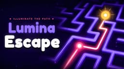 Lumina Escape - Free Neon Maze Puzzle Game | BB Online Game