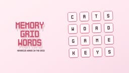 Memory Grid Words: Free Word Puzzle Game Online