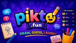 Pikto.fun 리뷰: 친구들이랑 즐기는 완전 재밌는 무료 브라우저 픽셔너리 게임