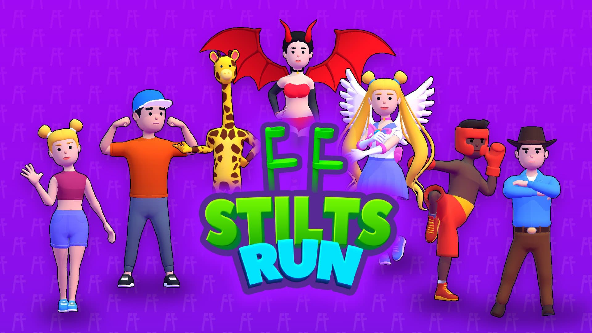 Stilts Run - Free 3D Walking Game You Can Play in Your Browser - play online free