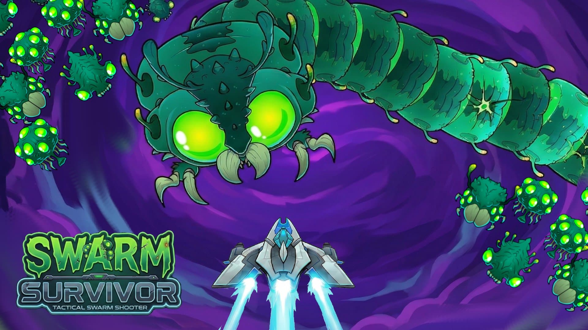 Swarm Survivor - 無料オンラインで遊べるトップダウンアクション - play online free