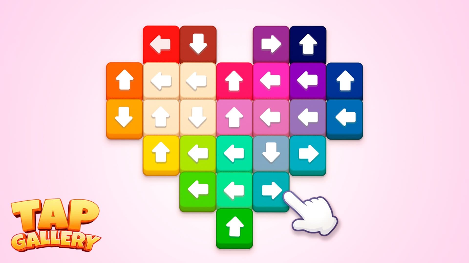 Tap Gallery無料オンラインプレイ — リラックスできる2Dパズルゲーム - play online free