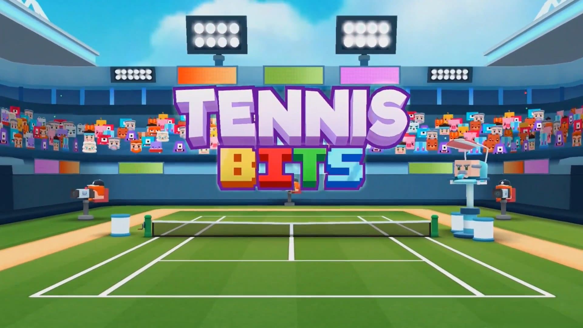 Tennis Bits – Free Browser Tennis Game With Fast-Paced Court Action - play online free