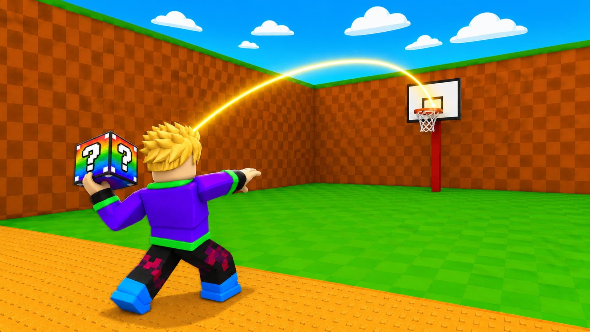 ラッキーブロックを投げよう：サイコロを回してレアなブロインロットをコレクトしろ - play online free